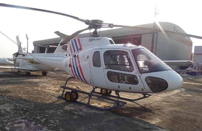 Helicopter Airbus AS350B2 Ecureuil Serial 8008 Register 5N-SOS used by Nigerian Police. Built 2015. Aircraft history and location