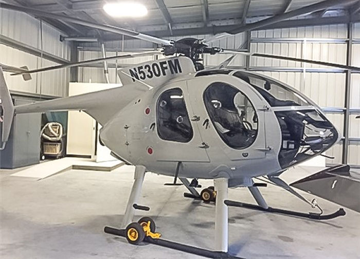 Helicopter MD Helicopters MD530F Serial 0253FF Register N530FM N6053B used by State of Texas ,MD Helicopters MDHI. Built 2015. Aircraft history and location