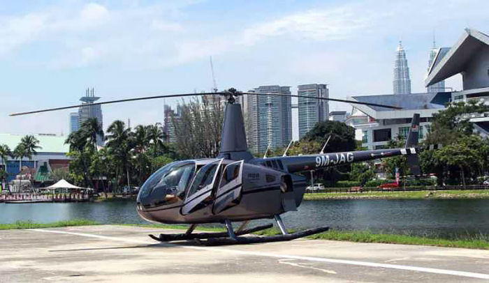 Helicopter Robinson R66 Turbine Marine Serial 0655 Register 9M-JAG N86JG. Built 2015. Aircraft history and location