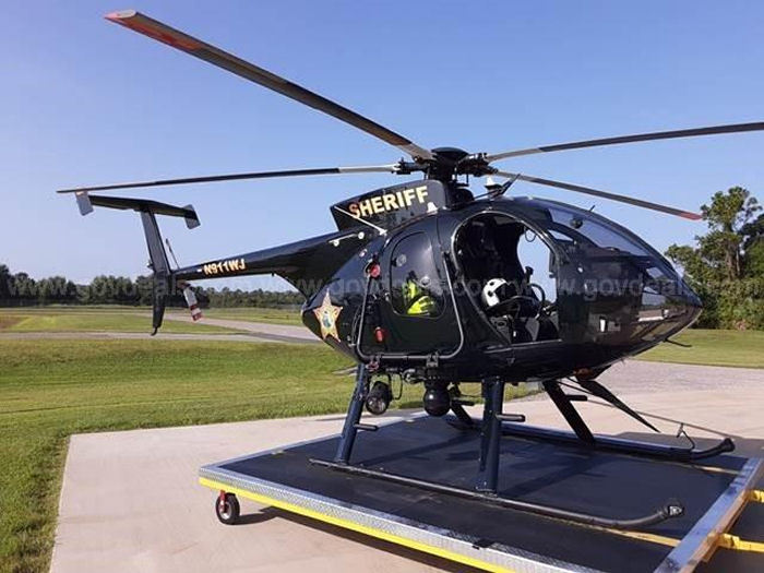 Helicopter MD Helicopters MD500E Serial 0620E Register N411WJ N911WJ N6100A used by Polk County Sheriff Office ,MD Helicopters MDHI. Built 2014. Aircraft history and location
