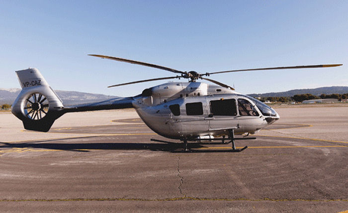 Helicopter Airbus H145 MB Serial 20049 Register VP-CAZ. Built 2016. Aircraft history and location