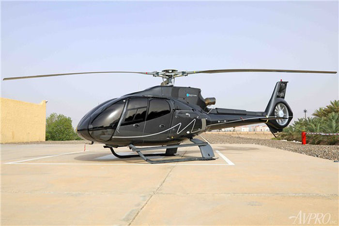 Helicopter Eurocopter EC130B4 Serial 4245 Register A6-MTM ZS-RDS. Built 2007. Aircraft history and location