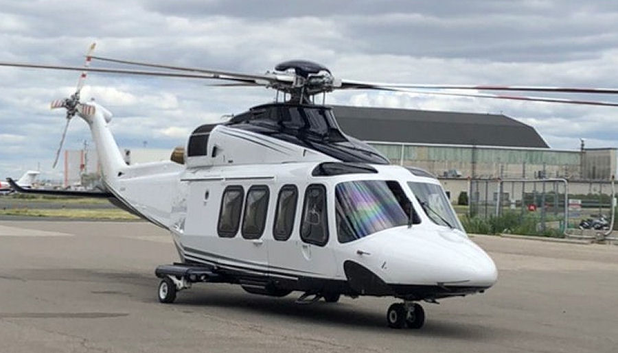 Helicopter AgustaWestland AW139 Serial 41246 Register N36SG N942GU N808GC N88CP N81PZ used by TVPX ,Peak Enterprises ,AgustaWestland Philadelphia (AgustaWestland USA). Built 2010. Aircraft history and location