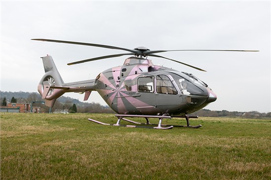 Helicopter Eurocopter EC135T2+ Serial 0635 Register 5Y-DDL G-OPAH G-RWLA used by GB Helicopters ,Capital Air Services Ltd ,Eurocopter UK. Built 2007. Aircraft history and location