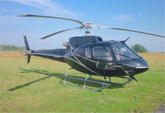 Helicopter Eurocopter AS350B2 Ecureuil Serial 4680 Register UR-SWJ UR-SWJS SE-HJS. Built 2009. Aircraft history and location
