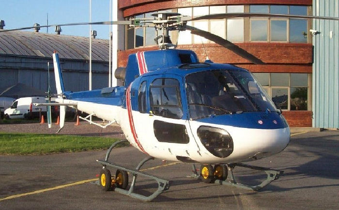 Helicopter Eurocopter AS350B3 Ecureuil Serial 3304 Register C-GZFQ LV-ALC F-GJHX used by Helicopteros Marinos HMSA ,Heli-Union. Built 2000. Aircraft history and location