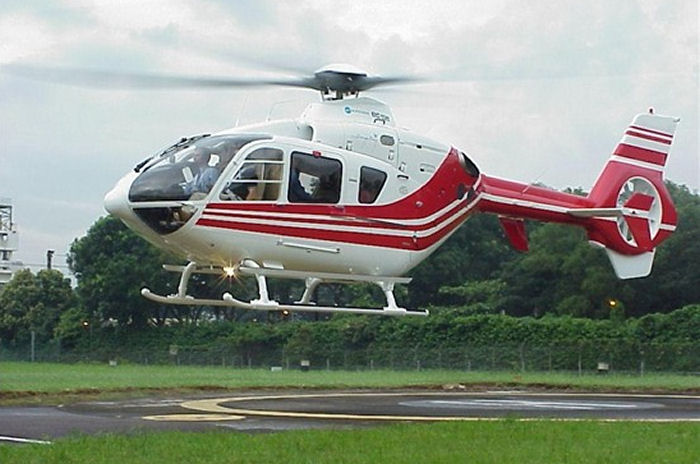 Helicopter Eurocopter EC135P2 Serial 0289 Register N61VS 9M-DBH. Built 2003. Aircraft history and location