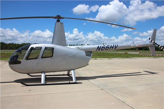 Helicopter Robinson R44 II Serial 13499 Register N66HV. Built 2013. Aircraft history and location