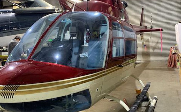 Helicopter Bell 206B-3 Jet Ranger Serial 3925 Register C-GBAV N3201R used by HeliQwest ,Slave Lake Helicopters ,Great Slave Helicopters GSH. Built 1985. Aircraft history and location