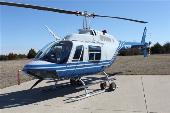 Helicopter Bell 206B-3 Jet Ranger Serial 4253 Register N26TV used by Turbines Ltd ,TVA (Tennessee Valley Authority). Built 1992. Aircraft history and location