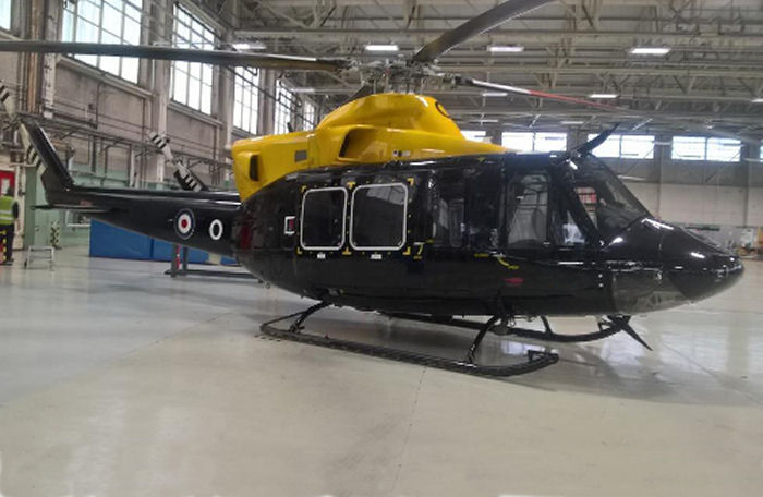 Helicopter Bell 412EP Serial 36297 Register D-HNSA 2-EVAG ZJ707 G-CBUB C-GADQ used by Royal Air Force RAF ,FB Heliservices ,Bell Helicopter Canada. Built 2002. Aircraft history and location