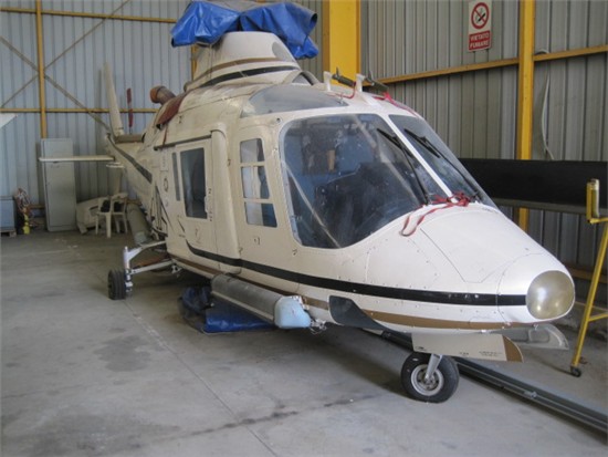 Helicopter Agusta A109A-II Serial 7424 Register 100 I-TOLU. Built 1989. Aircraft history and location