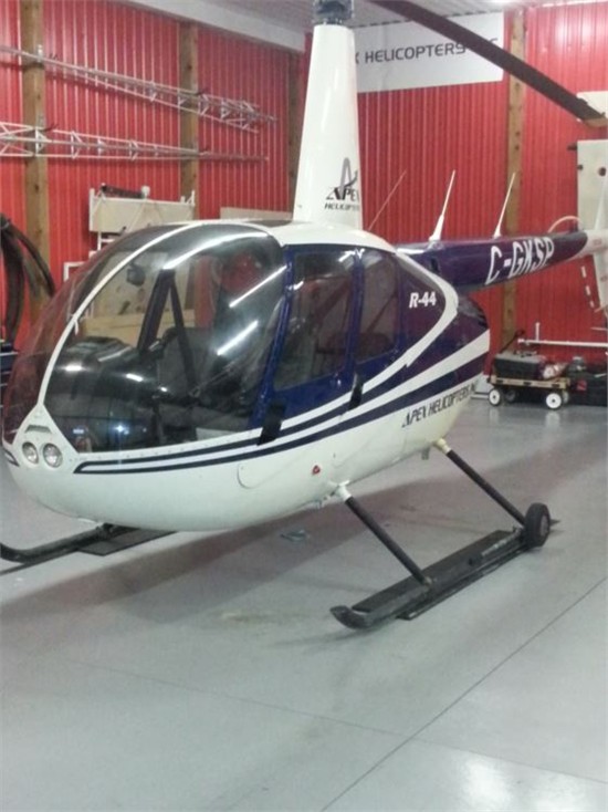 Helicopter Robinson R44 Astro Serial 0602 Register C-GKSP N7189B. Built 1999. Aircraft history and location