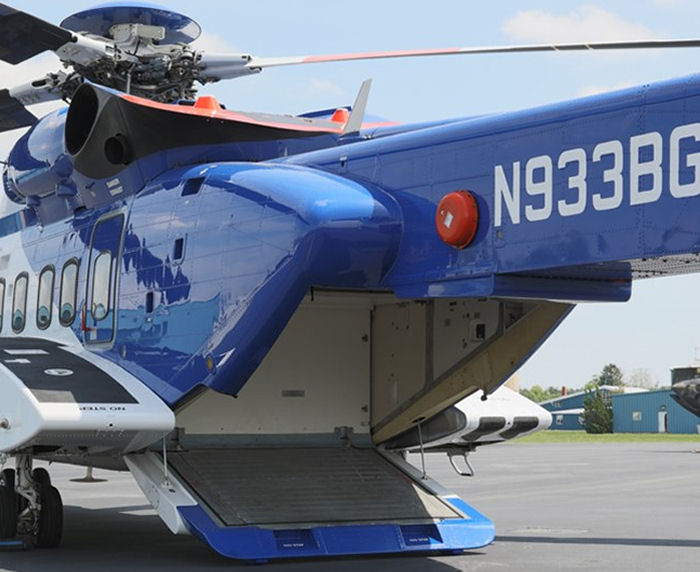 Helicopter Sikorsky S-92A Serial 92-0155 Register C-FKNF N933BG N155N used by Cougar Helicopters ,Bank Of Utah ,Milestone Aviation ,Bristow US ,Sikorsky Helicopters. Built 2011. Aircraft history and location