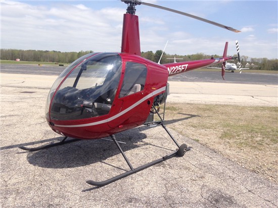 Helicopter Robinson R22 Beta II Serial 3231 Register N225FT G-BZYE. Built 2001. Aircraft history and location