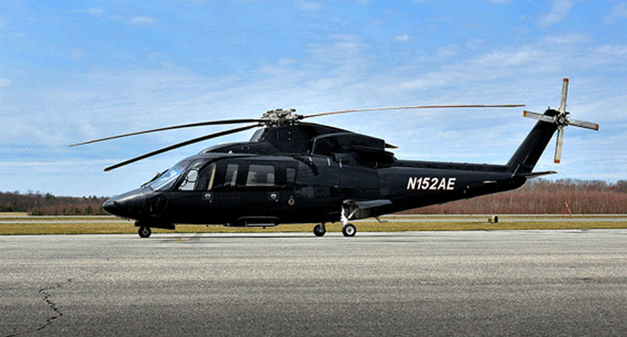 Helicopter Sikorsky S-76C Serial 760714 Register N152AE N714F used by TVPX. Built 2008. Aircraft history and location