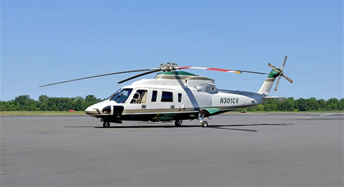 Helicopter Sikorsky S-76C Serial 760698 Register G-FXVA N301CV N2582M. Built 2007. Aircraft history and location