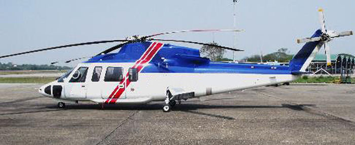 Helicopter Sikorsky S-76C Serial 760806 Register F-GZKP N806K used by Heli-Union. Built 2010. Aircraft history and location