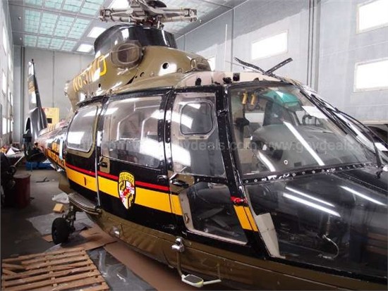 Helicopter Eurocopter AS365N2 Dauphin 2 Serial 6464 Register N65MD used by MSP (Maryland State Police). Built 1993. Aircraft history and location