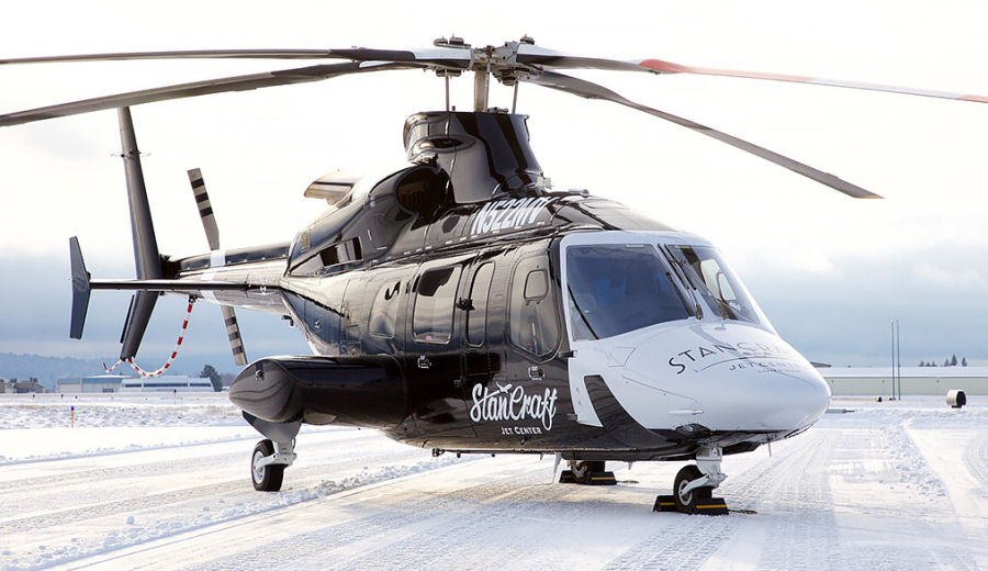 Helicopter Bell 430 Serial 49079 Register N522MV N500HC N4043X N430NM C-GBUB used by TVPX ,Bank Of Utah ,Bell Helicopter ,Bell Helicopter Canada. Built 2001. Aircraft history and location