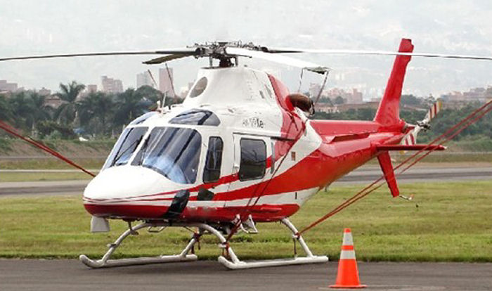 Helicopter AgustaWestland AW119Ke Koala Serial 14747 Register HK-4697 N343SH used by Helicol. Built 2009. Aircraft history and location
