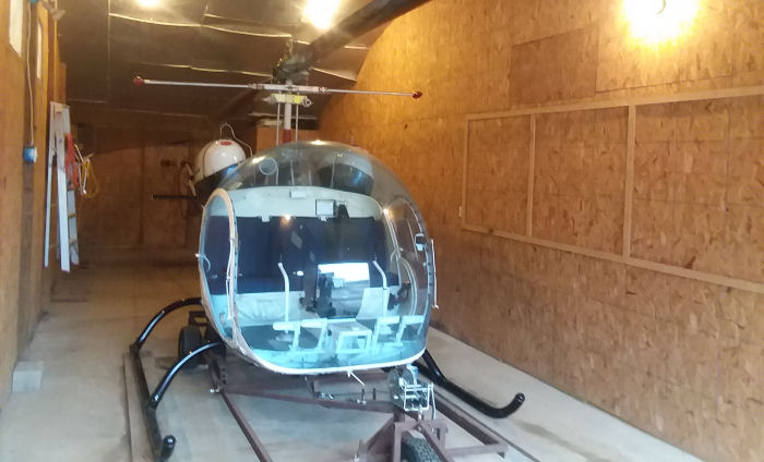Helicopter Bell 47G-5 Serial 25140 Register N59403. Built 1973. Aircraft history and location