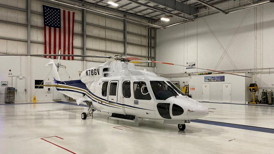 Helicopter Sikorsky S-76D Serial 761049 Register N76GV N7649Y used by SevenBar ,State of Utah ,Sikorsky Helicopters. Built 2014. Aircraft history and location