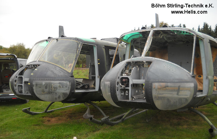 Helicopter Dornier UH-1D Serial 8231 Register 71+71 used by Luftwaffe (German Air Force). Aircraft history and location