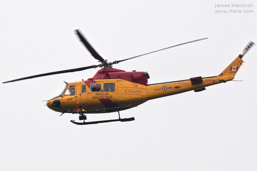 Helicopter Bell CH-146 Griffon Serial 46419 Register 146419 used by Canadian Armed Forces. Aircraft history and location