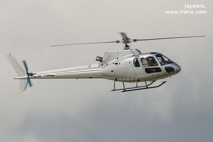 Helicopter Eurocopter AS350B2 Ecureuil Serial 3387 Register VH-DHH. Built 2001. Aircraft history and location
