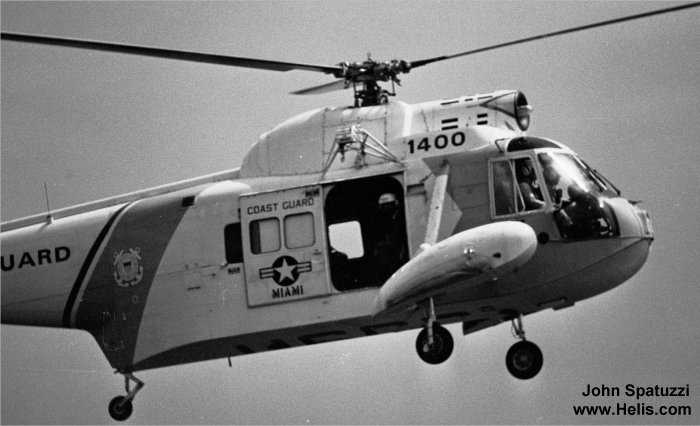 Helicopter Sikorsky HH-52A Sea Guard Serial 62-085 Register 1400 used by US Coast Guard USCG. Aircraft history and location