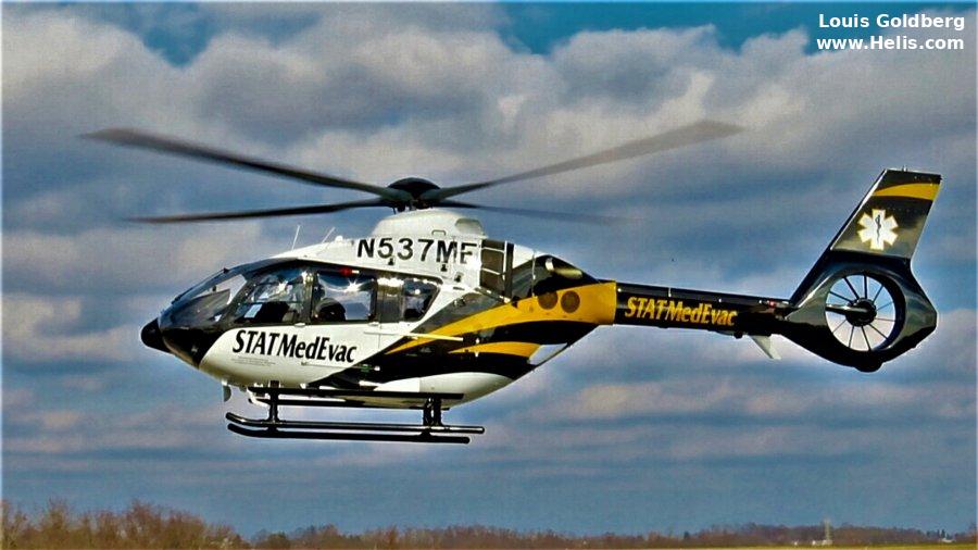 Helicopter Airbus H135 / EC135T3H Serial 2136 Register N537ME used by STAT MedEvac ,Airbus Helicopters Inc (Airbus Helicopters USA). Built 2020. Aircraft history and location