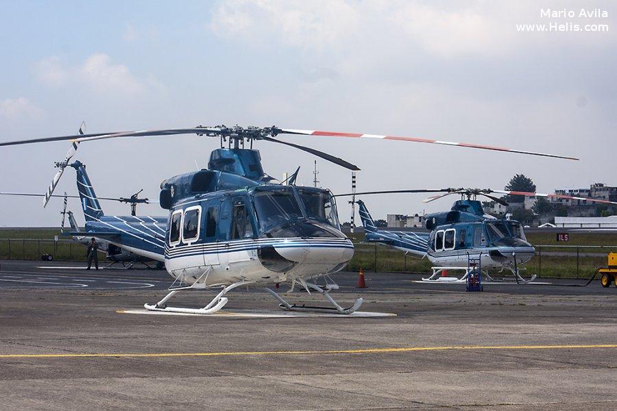 Helicopter Bell 412EP Serial 36160 Register 001 N57150 used by Fuerza Aerea Guatemalteca (Guatemalan Air Force) ,Bell Helicopter. Built 1997. Aircraft history and location