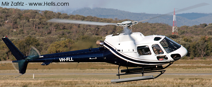 Helicopter Eurocopter AS350B2 Ecureuil Serial 3944 Register ZK-HGV VH-FLL. Aircraft history and location