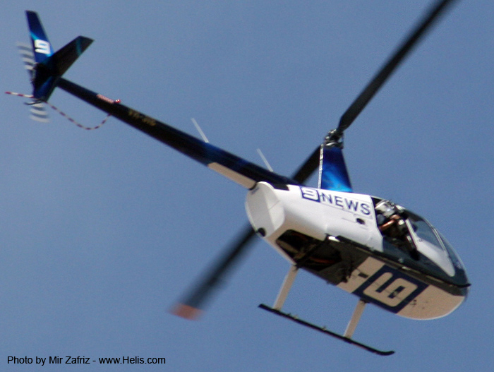 Helicopter Robinson R44 Raven II Serial 10169 Register VH-JIB VH-JCC used by Channel 9 Perth. Aircraft history and location