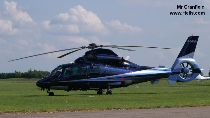Helicopter Eurocopter AS365N3 Dauphin 2 Serial 6713 Register M-IKEY G-MRMJ. Built 2005. Aircraft history and location