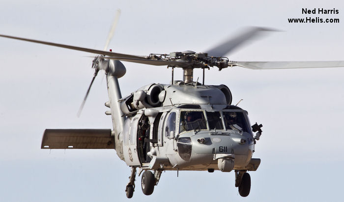 Helicopter Sikorsky MH-60S Seahawk Serial  Register 167899 used by US Navy USN. Aircraft history and location