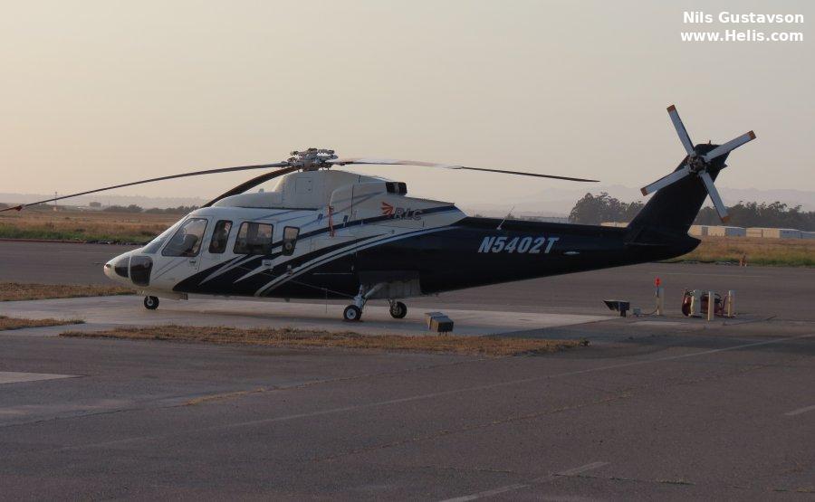 Helicopter Sikorsky S-76A Serial 760140 Register N5402T. Aircraft history and location