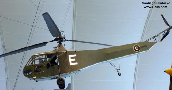 Helicopter Sikorsky R-4 Hoverfly  Serial 200 Register KK995 used by Fleet Air Arm RN (Royal Navy). Aircraft history and location