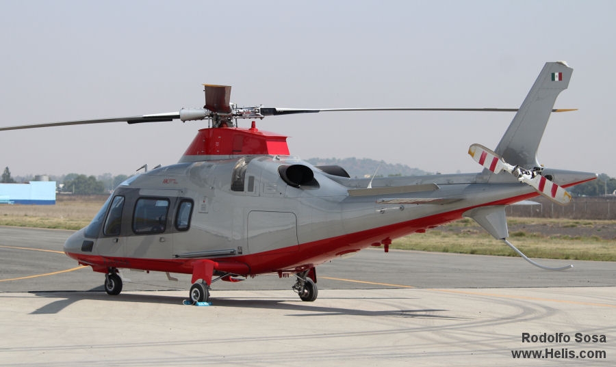 Helicopter AgustaWestland AW109E Power Serial  Register XA-BAR. Aircraft history and location