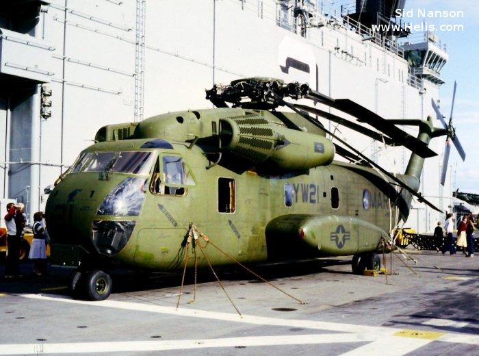 Helicopter Sikorsky CH-53D Sea Stallion Serial 65-230 Register 157137 used by US Marine Corps USMC. Aircraft history and location