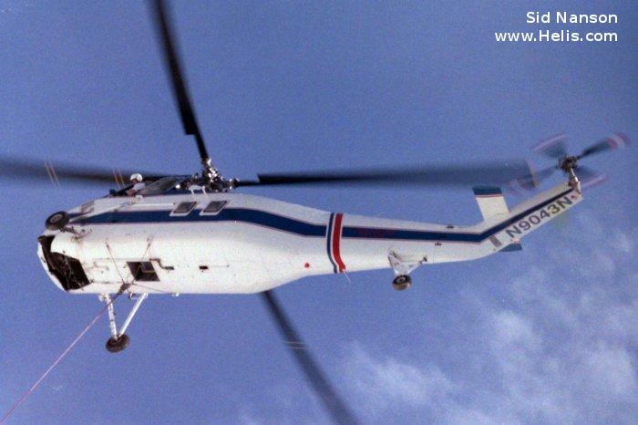 Helicopter Sikorsky HSS-1N / SH-34J Seabat Serial 58-761 Register N9043N 143957 used by US Navy USN. Built 1958. Aircraft history and location