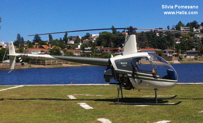 Helicopter Robinson R22 Beta Serial 2479 Register LV-WLB. Built 1994. Aircraft history and location
