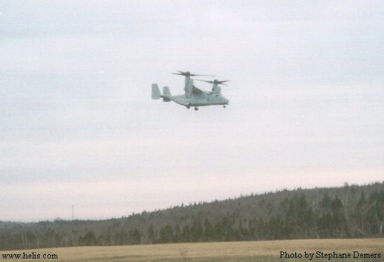 V-22 cold weather trials Canada
