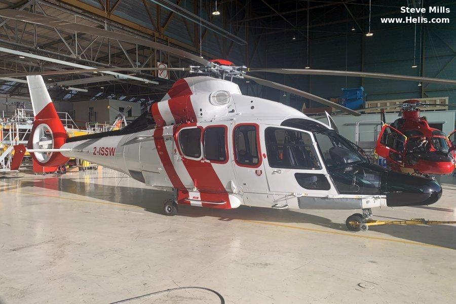 Helicopter Eurocopter EC155B1 Serial 6755 Register D-HNHG 2-ISSW G-ISSW XA-TVP F-WWOD used by Northern HeliCopter GmbH NHC ,Milestone Aviation ,Bristow ,Eurocopter France. Built 2006. Aircraft history and location