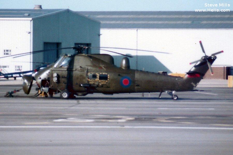 Helicopter Westland Wessex HAS.1 Serial wa 83 Register XP150 used by Fleet Air Arm RN (Royal Navy). Built 1962. Aircraft history and location