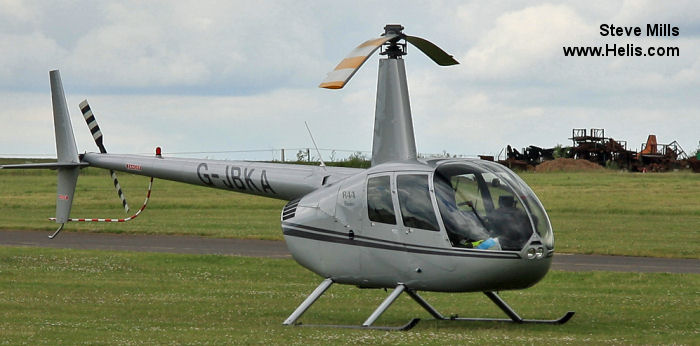 Helicopter Robinson R44 Raven Serial 1175 Register G-JBKA used by Heli Air Ltd. Built 2002. Aircraft history and location
