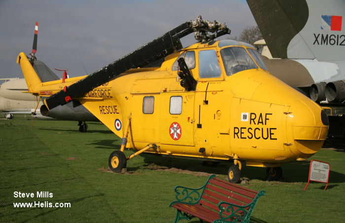 Helicopter Westland Whirlwind HAR.10 Serial wa371 Register XP355 G-BEBC 8463M used by Royal Air Force RAF. Built 1962. Aircraft history and location