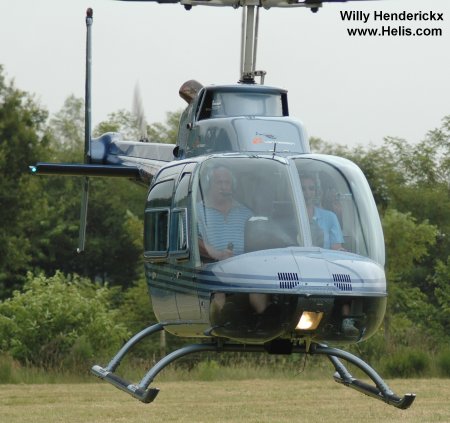 Helicopter Bell 206B-3 Jet Ranger Serial 4535 Register OO-VBA. Aircraft history and location