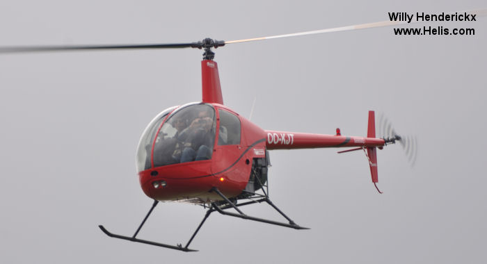 Helicopter Robinson R22 Beta II Serial 4157 Register OO-KJT. Built 2007. Aircraft history and location